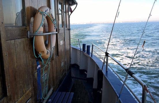 Angeln auf der hohen See